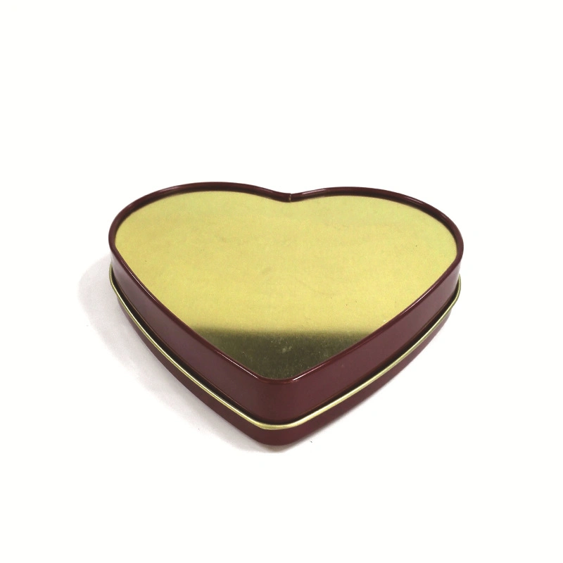 Custom Valentine′s Day Wedding Heart Shaped Jewelry Gift Candy Chocolate Tin