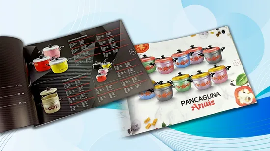 Catalogue couleur avec gaufrage UV ponctuel